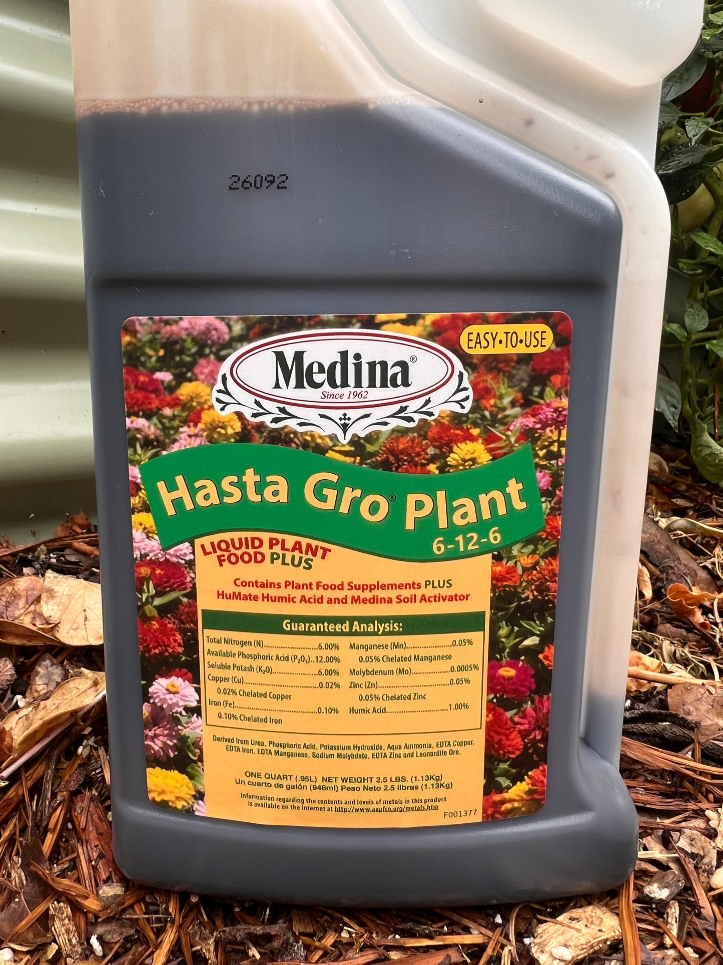 Medina Hasta Gro All Purpose Fertilizer, 6-12-6