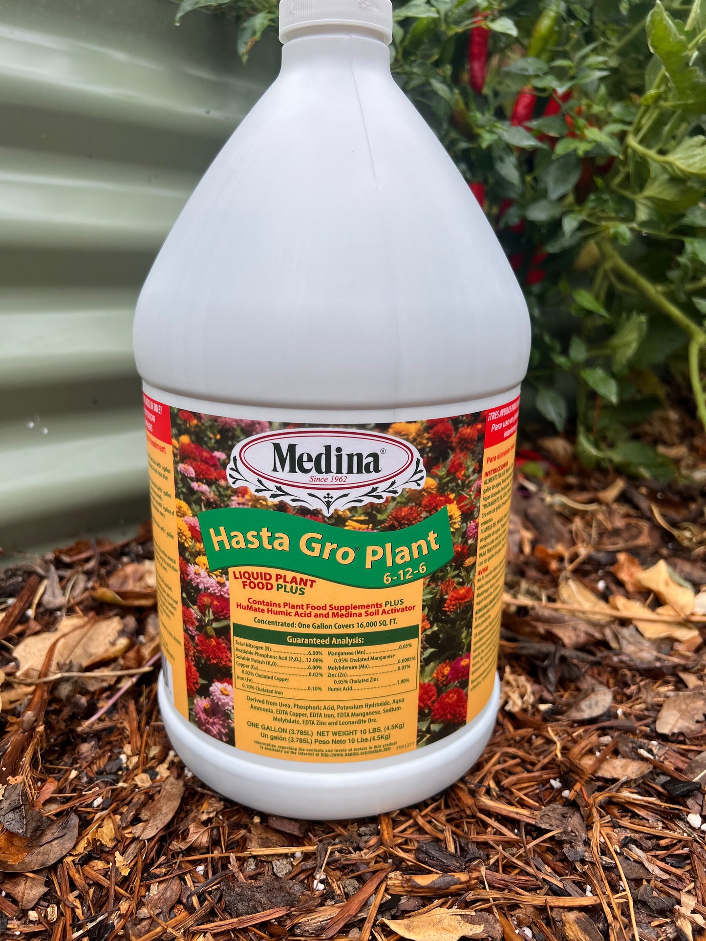 Medina Hasta Gro All Purpose Fertilizer 1-Gallon, 6-12-6