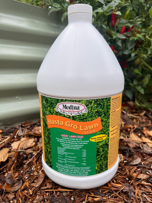 Medina Hasta Gro Lawn Food 1-Gallon, 12-4-8