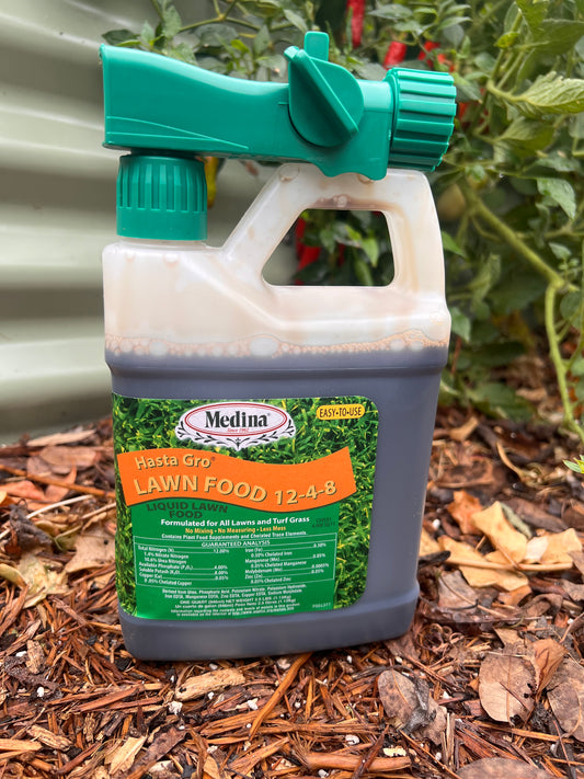 Medina Hasta Grow Lawn Food Hose End Sprayer, 12-4-8